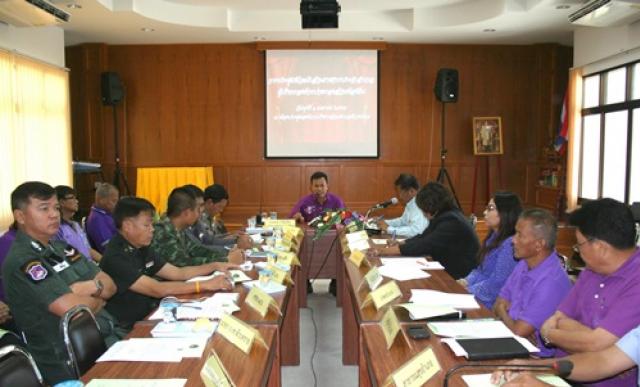 การประชุมหัวหน้าส่วนราชการประจำอำเภอ ผู้บริหารองค์กรปกครองส่วนท้องถิ่น สัญจร ประจำเดือน เมษายน ๒๕๕๘