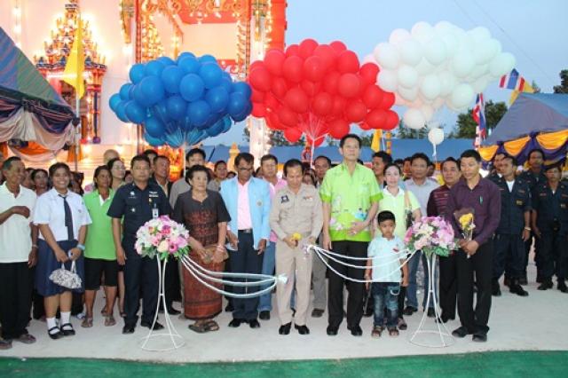 พิธีเปิดงานปิดทองฝังลูกนิมิตวัดสองกะลอน